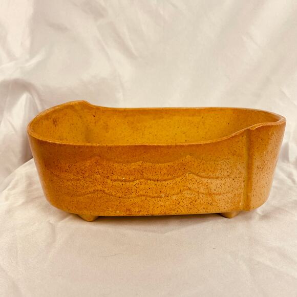 Vintage MCM Yellow Gold Planter USA‎ Pottery #259 - Picture 1 of 5